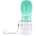 Dog Water Bottle for Walking, 2.76" Big Trough 12OZ Leak Proof Portable Small Pet Water Bottle for Cat Puppy, Pup Safe & Durable Non BPA Travel Dog Drinking Bottle for Hiking-Blue