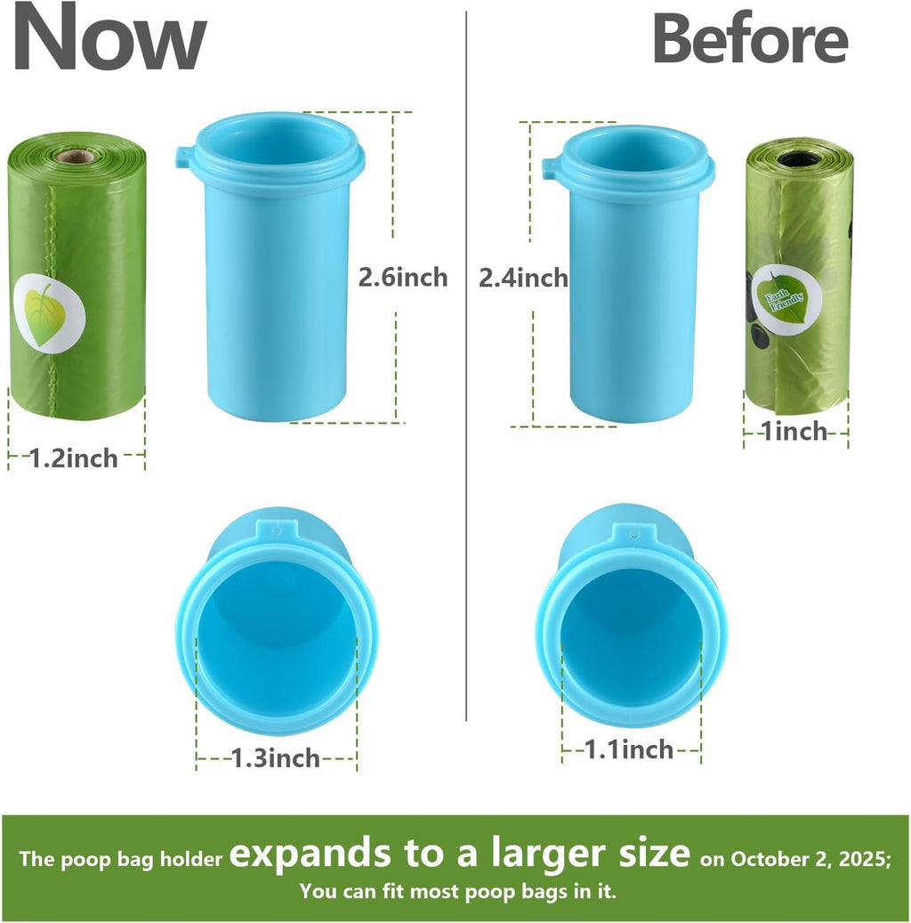 Cibaabo Dog Water Bottle with Food Container & Poop Bag Holder & Filter
