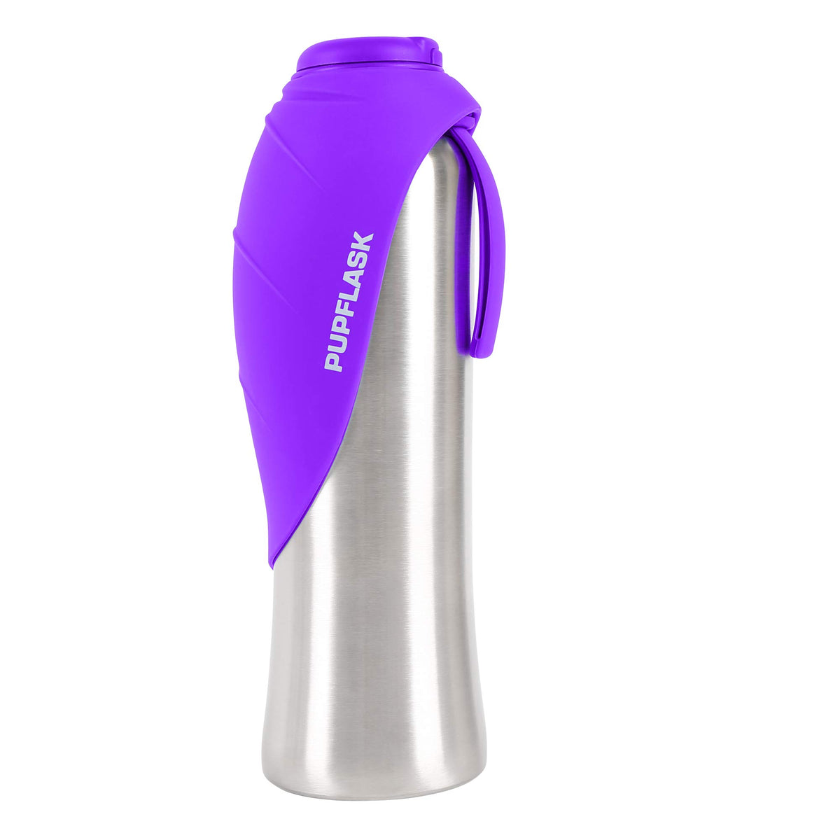 PupFlask Large Dog Water Bottle, Portable Stainless Steel Travel Bowl