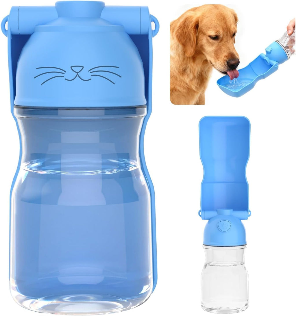 Amerisun Dog Water Bottle16.9 OZ Collapsible Leak-Proof Pet Water Bowl