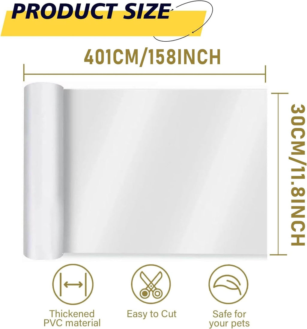 yongjoy Cat Scratch Furniture Protector, 158" x 11.8" Clear Tape