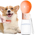 Dog Water Bottle, Widen Sink Portable Dogs Water Dispenser, Orange, 17oz