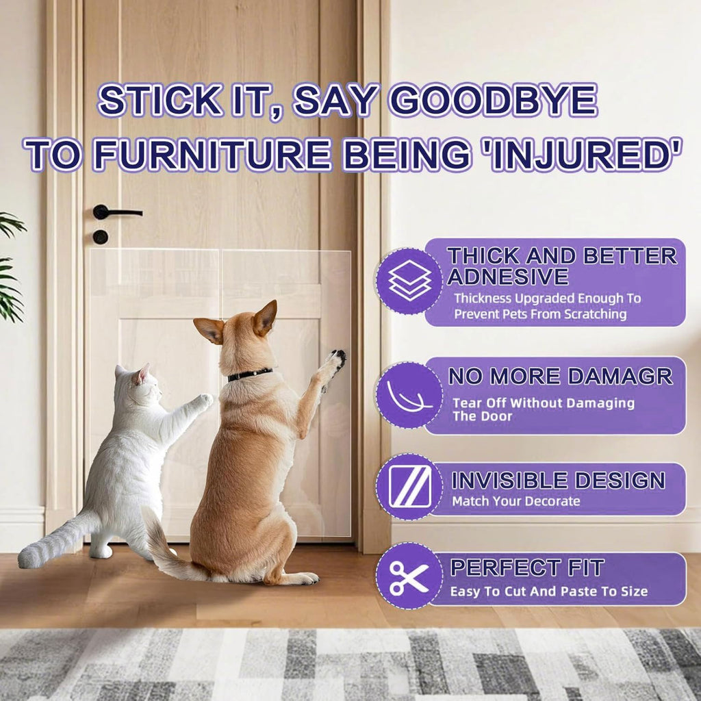 Thicken Cat Scratch Furniture Protector, Extended Size 165"x15"