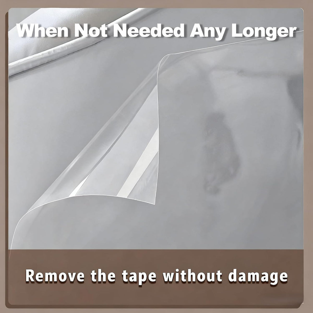 Anti Cat Scratch Furniture Protector Tape Damage-Free Couch Guard, 197"x12"