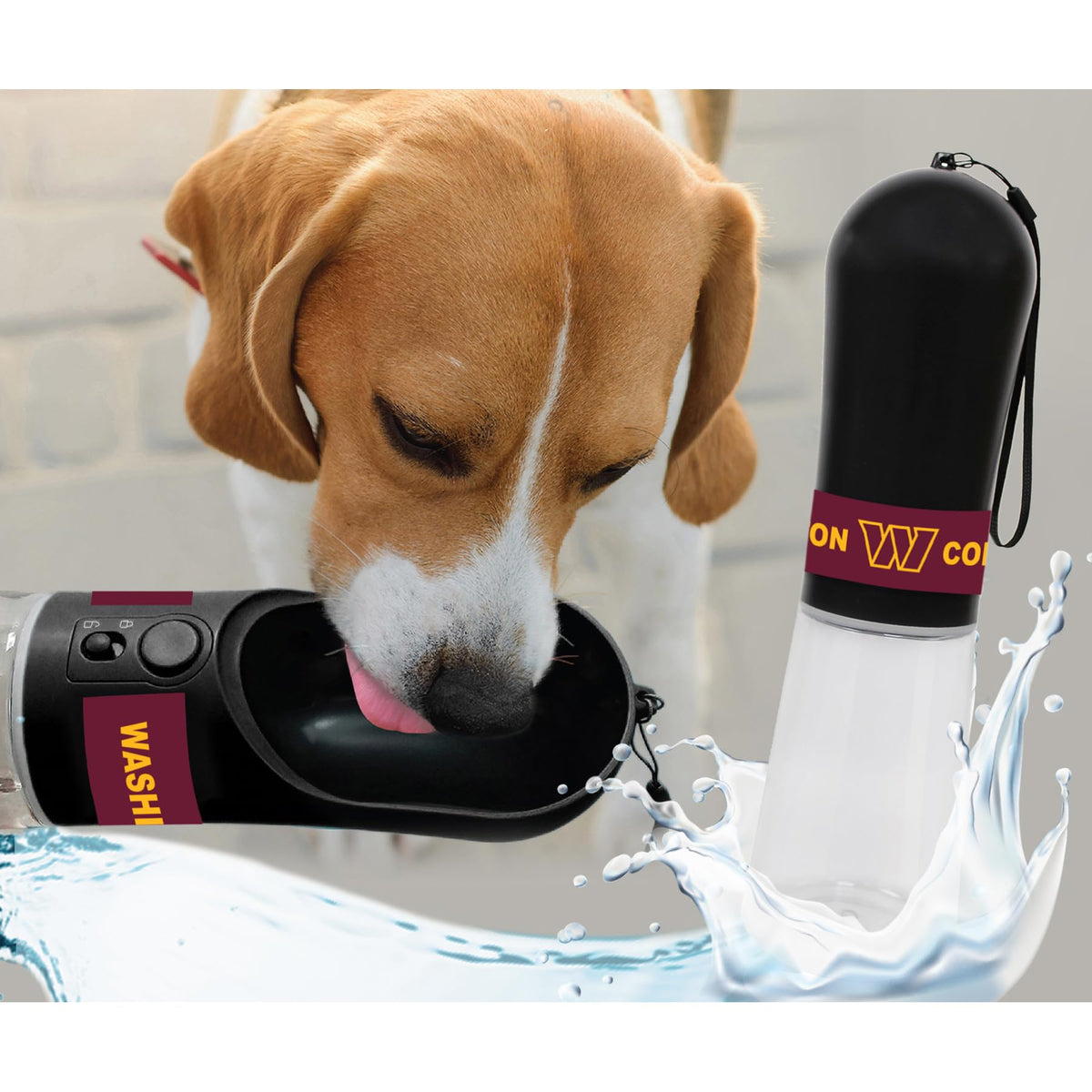 Portable PET Travel DOG on-the-go CAT WATER BOTTLE. Best Leak-Proof Water fountain for small cats, dogs. 12oz