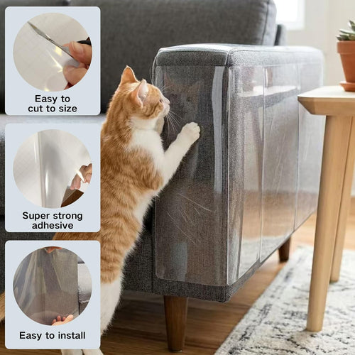 18PCS Cat Scratch Furniture Protector, Cat Proof Door Guard,Couch Protector