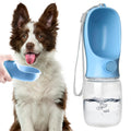 Bestac Pet Travel Water Bottle - Portable Dog&Cat Water Cup, One-Hand Operation, Lightweight & Leak-Proof, BPA-Free, Compatible with Most Gear, Ideal for Walking, Camping & Travel (Blue, 350ml)