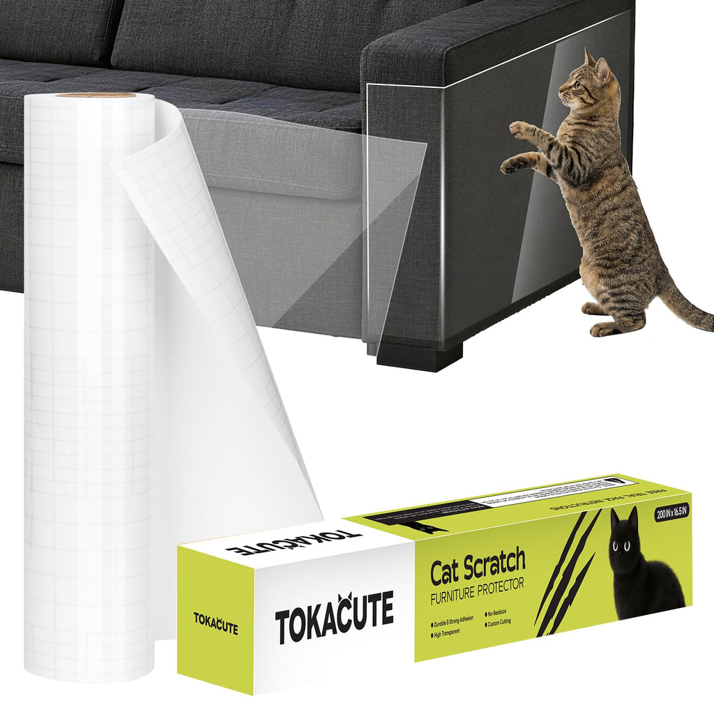 200" x 16.5" Anti Cat Scratch Furniture Protector Single-Sided