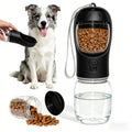Portable Dog Water Bottle with Food Container, Drinking Bottle for Travel