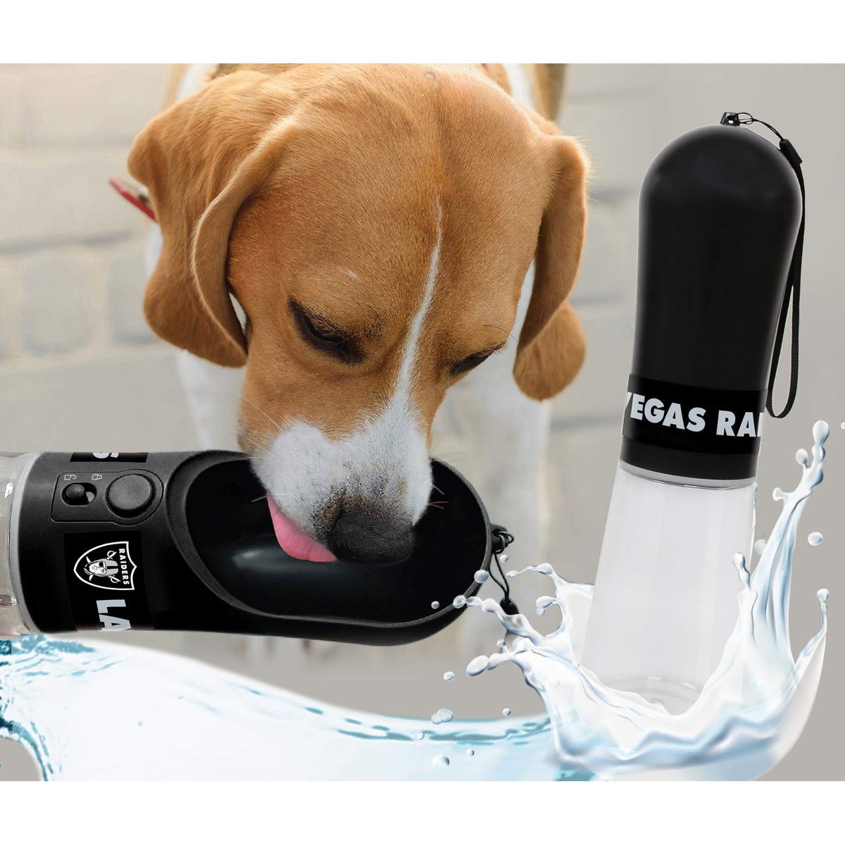Portable PET Travel DOG on-the-go CAT WATER BOTTLE. Best Leak-Proof Water fountain for small cats, dogs. 12oz