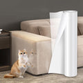 Generic Cat Scratch Furniture Protector, 15.8"x157" Thick Vinyl Couch Protector, Clear Self-Adhesive Cat Tape for Furniture, Sofa, Door, Walls