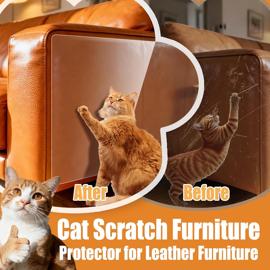 118"×11.8" Cat Scratch Furniture Protector for Leather Couch