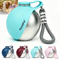 ThinkPet Leafsip 285ML Dog Water Bottle, Leak-Proof Portable, Teal