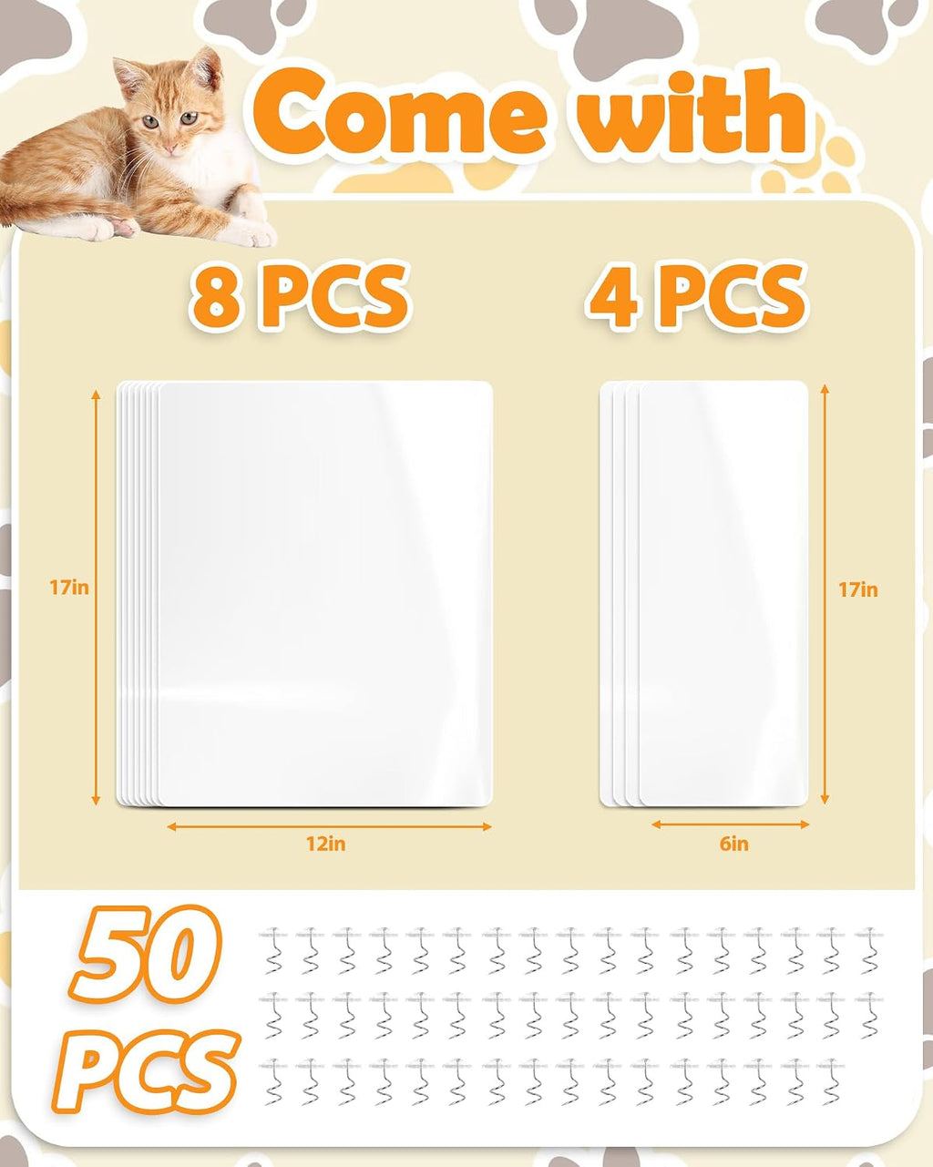 Thickend Cat Scratch Couch Furniture Protector -12 Pack