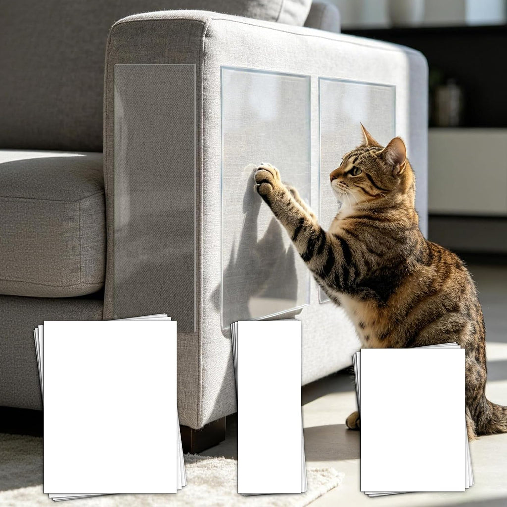 18PCS Cat Scratch Furniture Protector, Cat Proof Door Guard,Couch Protector