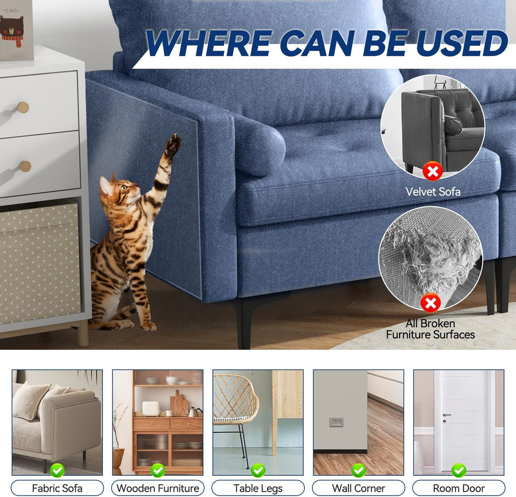 Cat Scratch Furniture Protector - Couch Protector from Cat Claws