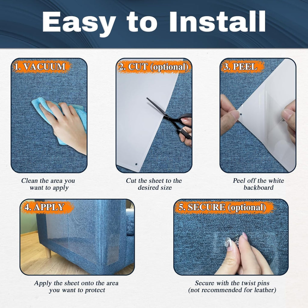 Cat Scratch Furniture Protector - Couch Protector from Cat Claws