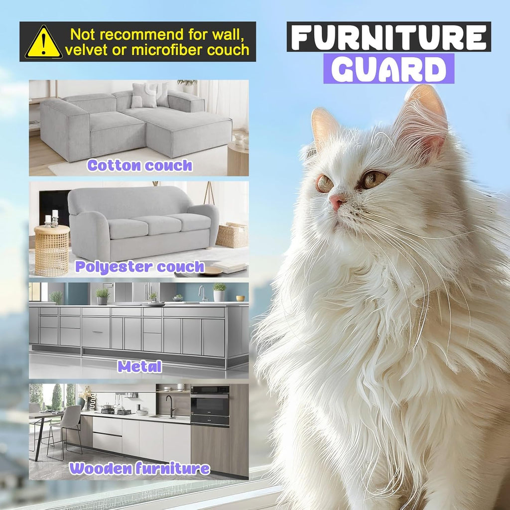 JINVOGREEN 18 Pcs Cat Scratch Furniture Protectors, 17 in
