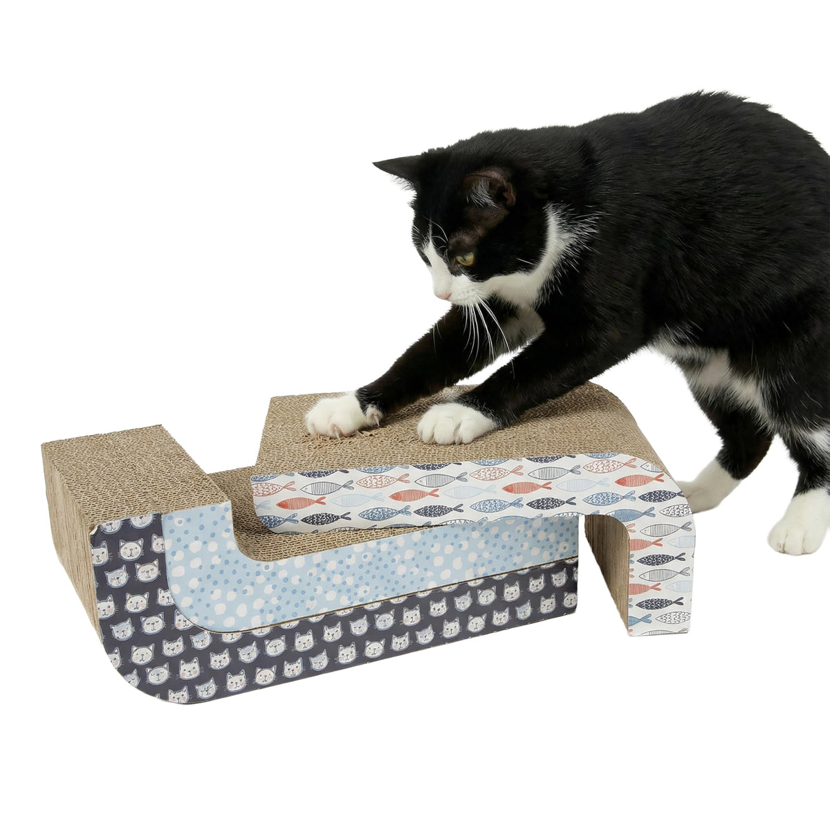 Kitty City Cat Scratch Furniture Protector Tape – 12 Large Clear Double-Sided Sticky Sheets – Cat Scratch Deterrent & Training Tape for Couch, Sofa, Chairs & Walls – Non-Toxic, Residue-Free