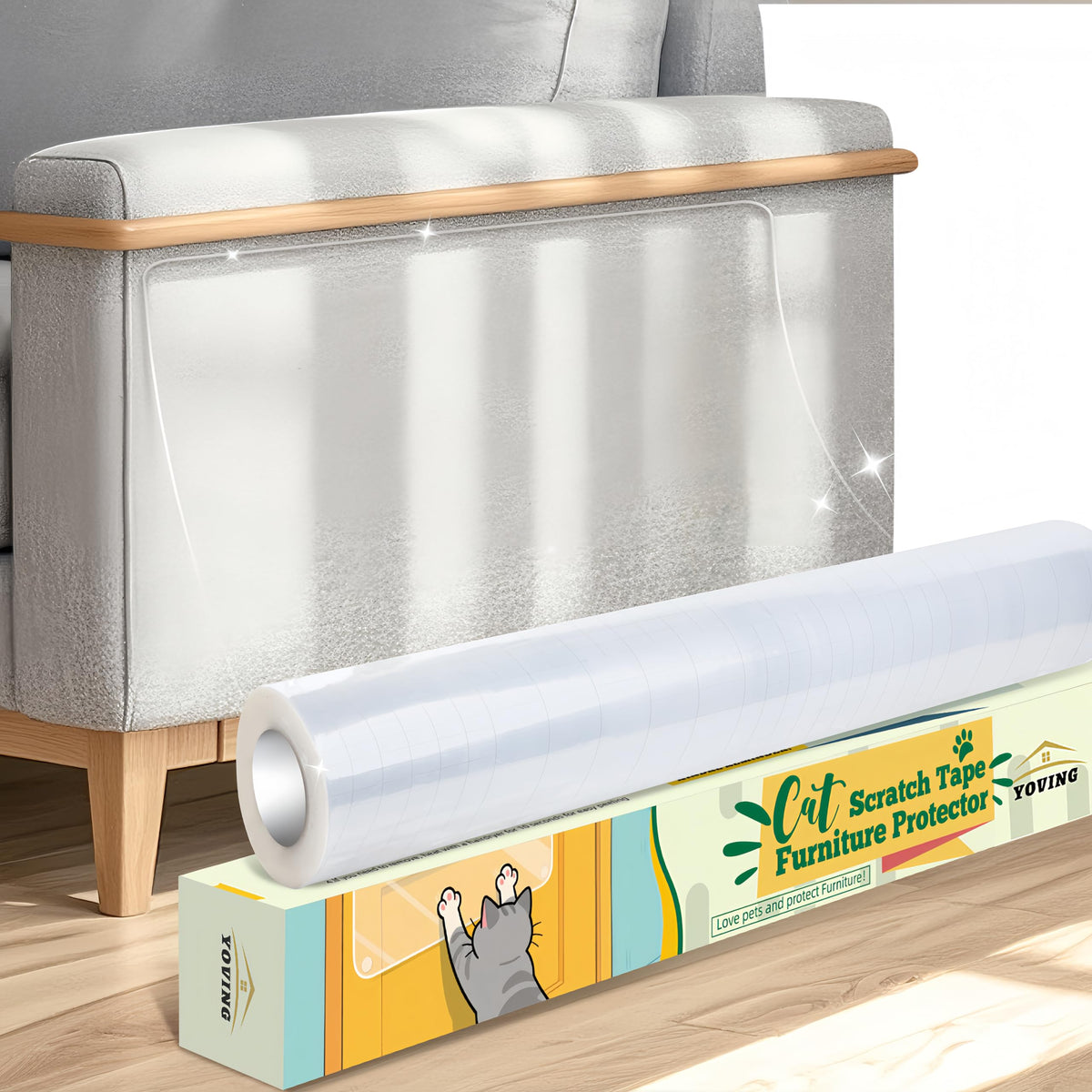 Yoving Anti Cat Scratch Furniture Protector - 11.8" x 78.7"