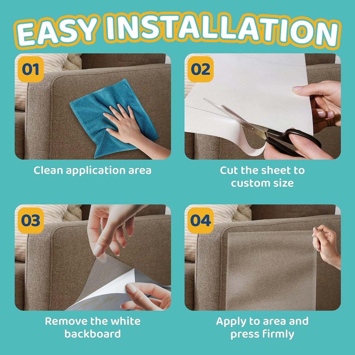 Extra-Thick BPA-Free Cat Scratch Furniture Protector