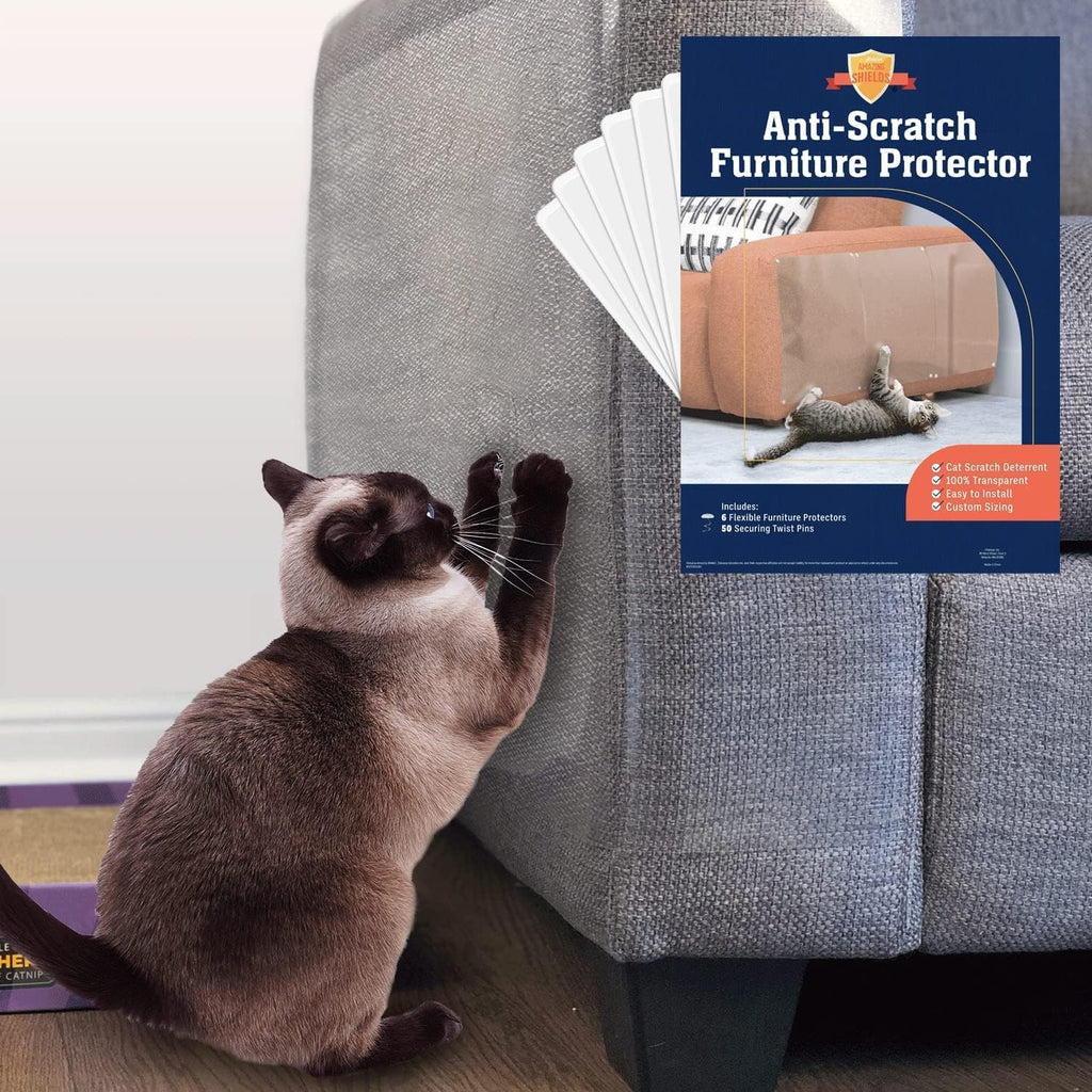 Stelucca Amazing Shields Cat Scratch Furniture Protector - 6 Pack XL