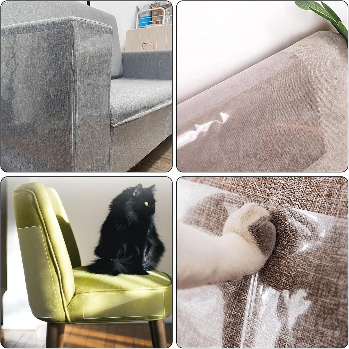 18PCS Cat Scratch Furniture Protector, Cat Proof Door Guard,Couch Protector