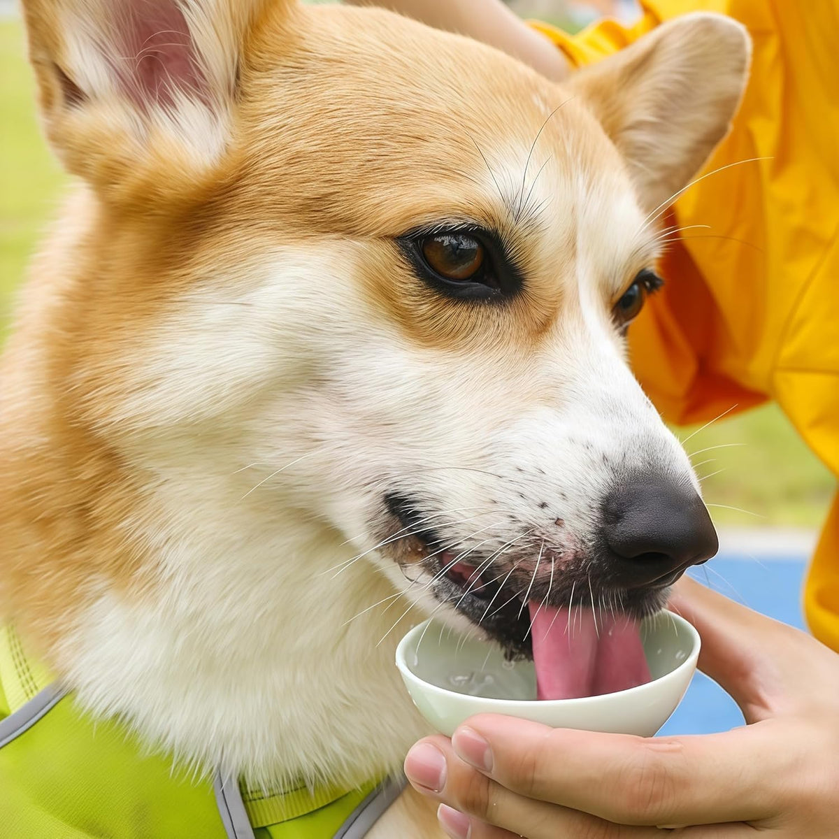 Portable Dog Travel Water Bottle with Detachable Leak-Proof Bowl - Silicone Collapsible Design for Small Pets - Perfect for Hiking, Walking, and Outdoor Adventures, Dark Red, 200ml