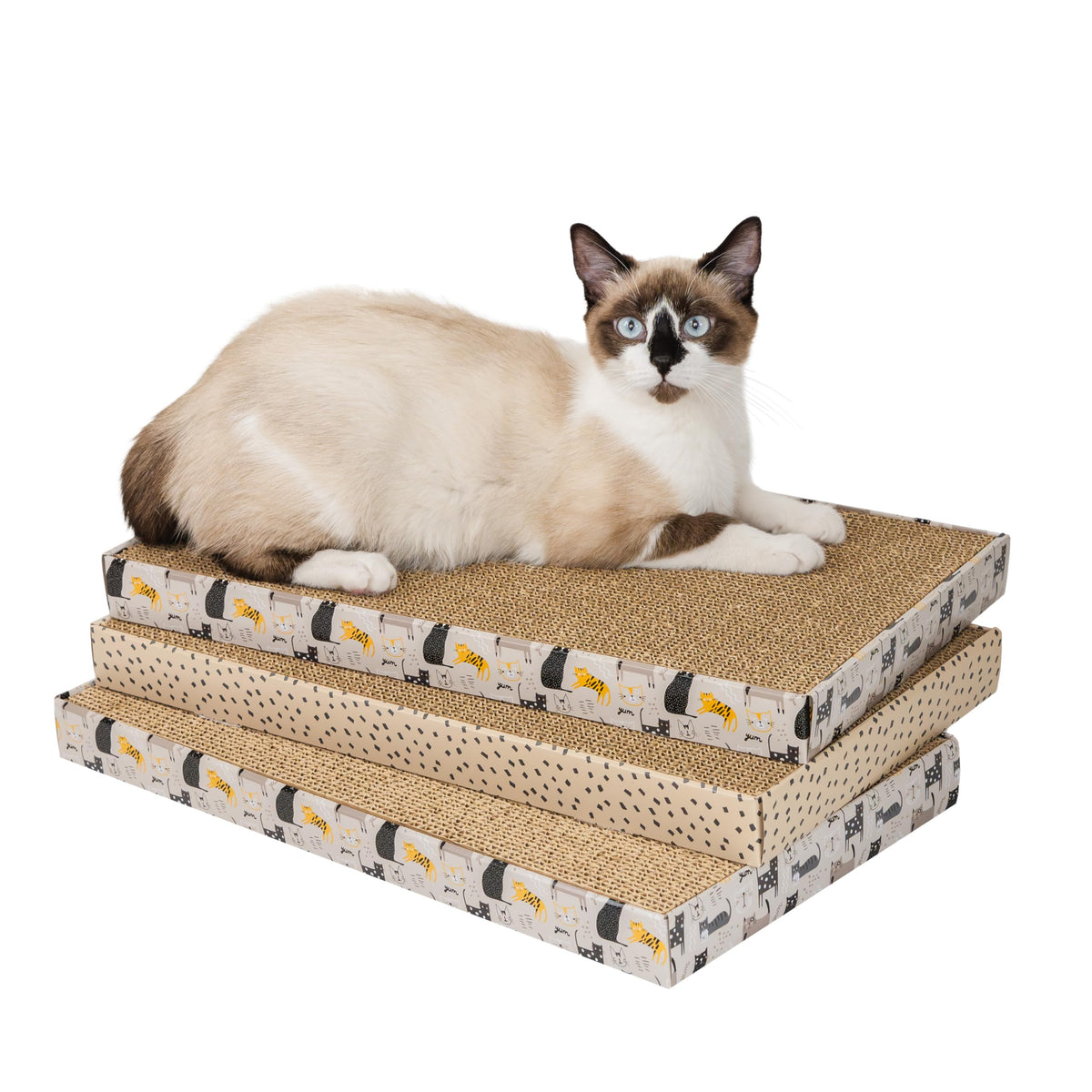 Kitty City Cat Scratch Furniture Protector Tape – 12 Large Clear Double-Sided Sticky Sheets – Cat Scratch Deterrent & Training Tape for Couch, Sofa, Chairs & Walls – Non-Toxic, Residue-Free