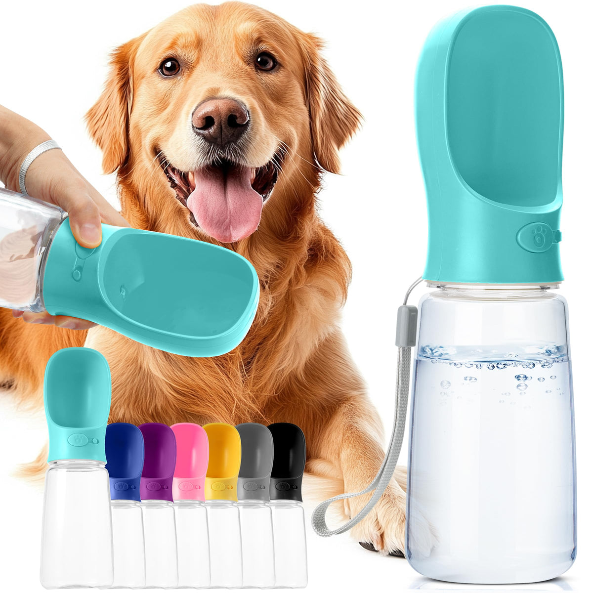 Mr. Pen- Portable Dog Water Bottle, 19 oz, Large