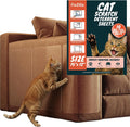 FixZilla Double Sided Anti Cat Scratch Furniture Protector for Couches - 10 Sticky Double Sided Tape Sheets Couch Protector from Cat Claws, Scratch Deterrent for Sofa Corners Paws Furniture Protection