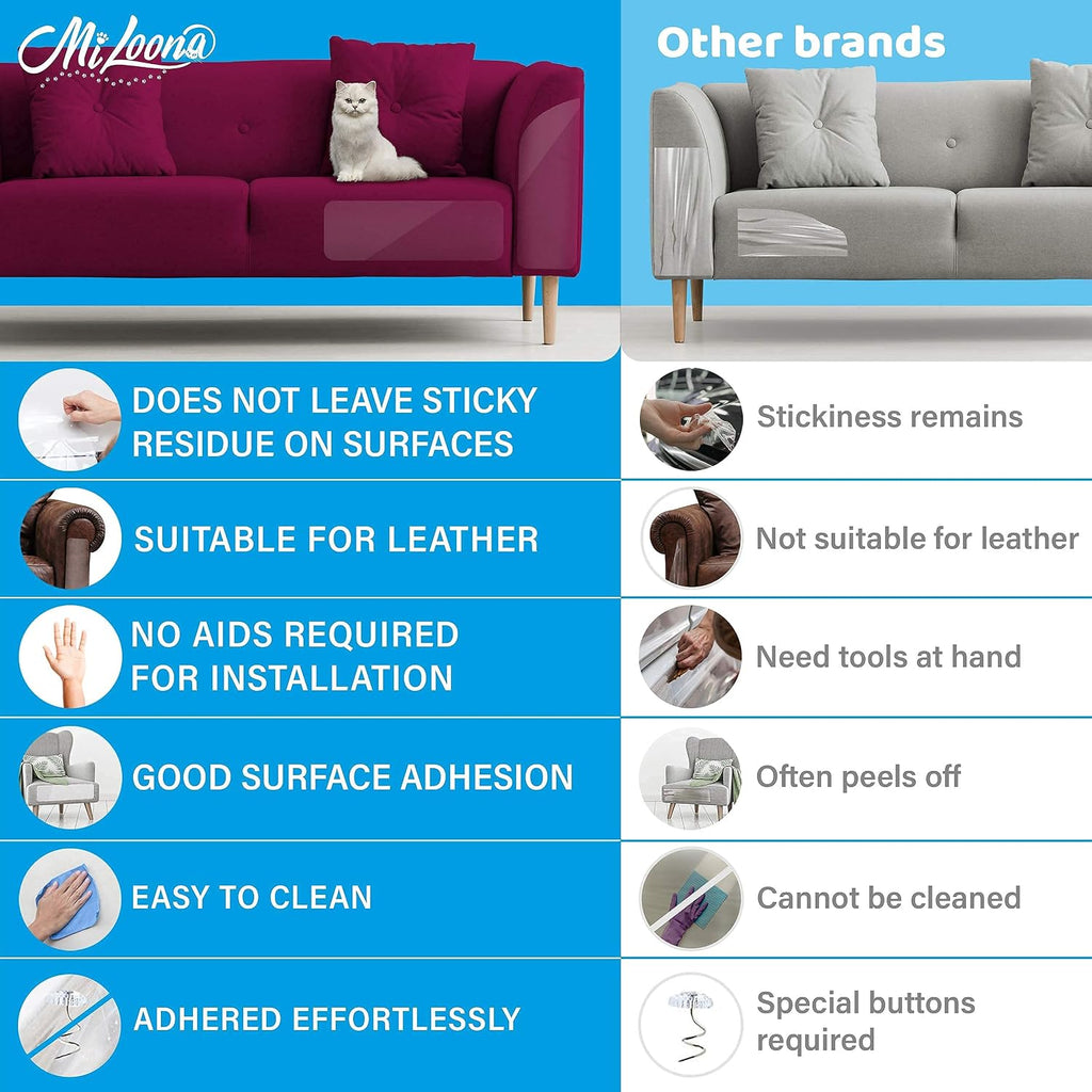 Cat Anti Scratch Furniture Protector - Couch Scratch Protector from Cats - Furniture Protection from Cat Scratching (8)