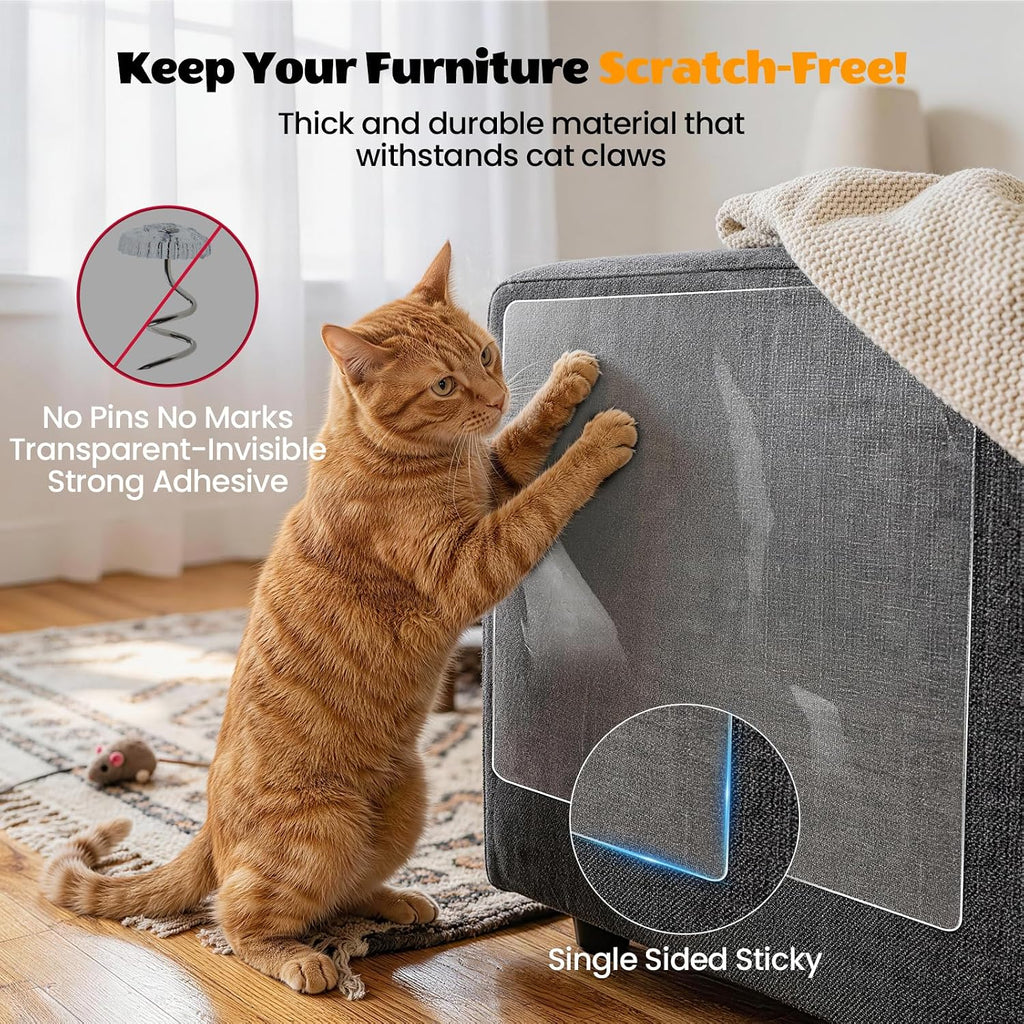 200" x 16.5" Anti Cat Scratch Furniture Protector Single-Sided