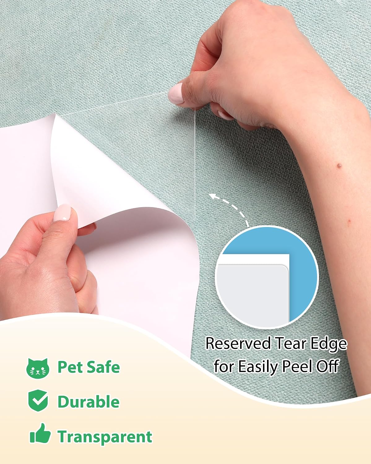 Thickend Cat Scratch Couch Furniture Protector -12 Pack